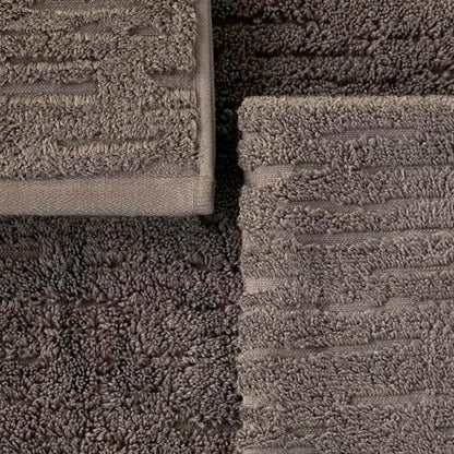 SKL Home CloudSoft Bath Towel, 100% Cotton Luxury, Mink Brown