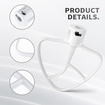 Replacement K45B Coated Flat Beater for Kitchenaid Stand Mixer, Compatible with 4.5 QT Tilt-Head Stand Mixer KSM90,K45