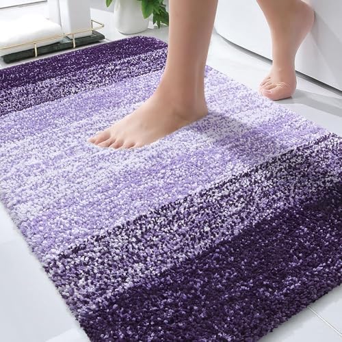 OLANLY Bathroom Rugs Mat 30x20, Extra Soft Absorbent Microfiber Bath Rugs