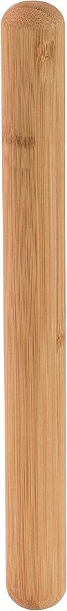 Helen's Asian Kitchen Dumpling Rolling Pin 10-Inches Natural Bamboo