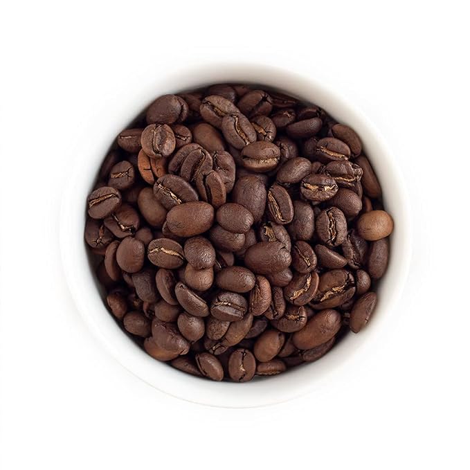 Fresh Roasted Coffee, Mocha Java Whole Bean Coffee, Medium Roast, Kosher, 5 lb (80 oz)