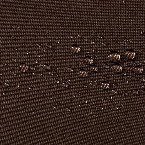 N&Y HOME Fabric Shower Curtain or Liner with Magnets, Brown
