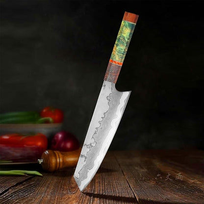 Professional Chef Knife Kitchen Knife Sharp Blade Cleaver Slicer Japanese 440C Steel Kitchen Knives Kitchen Tools Santoku Knife (JDH04)