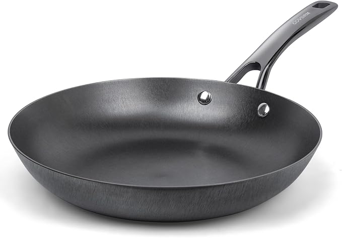 10.25" Lightweight Cast Iron Skillet – Smooth Polished Frying Pan with Rust-Resistant Nitrided Finish for Searing, Frying & Sautéing
