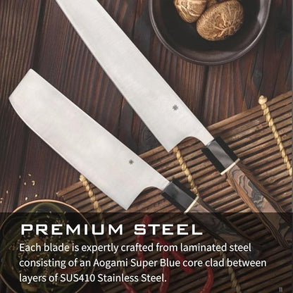 Spyderco Murray Carter Premium Kitchen Knives - Highly Refined Signature Japanese Knives for Culinary Professionals
