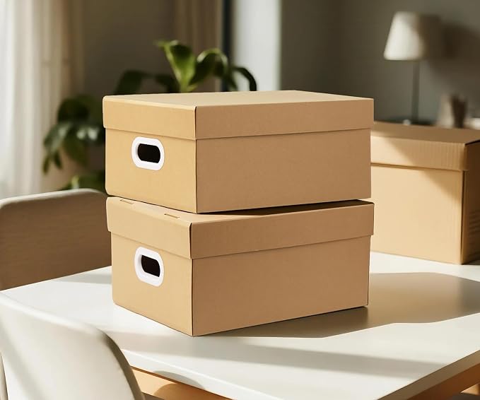 3 Pack Canning Jar Storage Boxes, 32 oz Mason Jar Storage Boxes with Dividers, Mason Organizer with Handles
