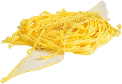 Royal Yellow Plastic Mesh Produce and Seafood Bag, 24 Inch, Package of 1000