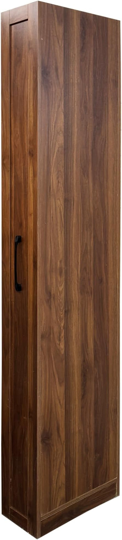 7 Tier Expandable Pull Out Cabinet Organizer, Pull Out Spice Rack, Rolling Kitchen Pantry Storage Cabinet, Slide Out Shelf Cabinet Storage for Kitchen, Walnut