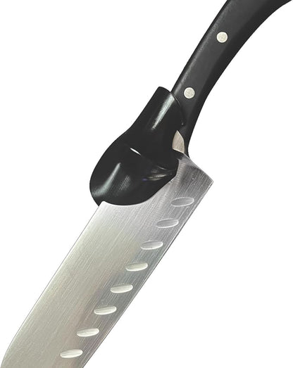 EverGrip Ergonomic Grip for Chef Knife & Kitchen Knives - Helper for Precise Cutting & Improved Cutting Comfort | Cooking Knife Tool Accessory & Pinch Grip Trainer