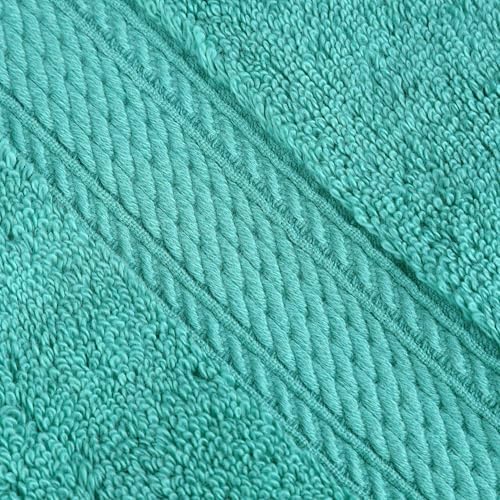 SUPERIOR Egyptian Cotton Ultra Plush & Absorbent, 8 Piece Set, Turquoise