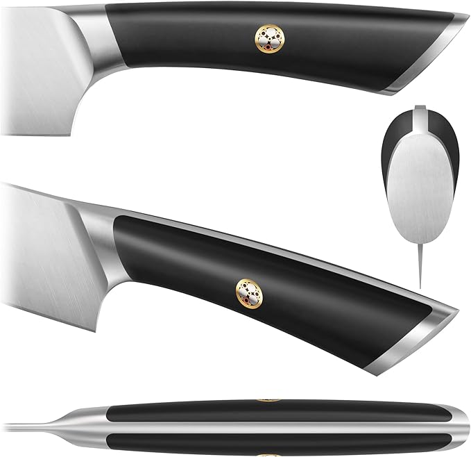 Cangshan ELBERT Series German Steel Forged 2-Piece Carving Set (Black)
