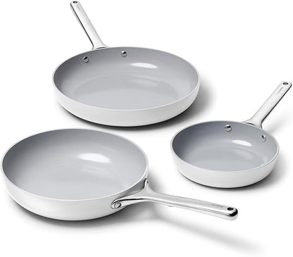 Caraway 8in + 10in Fry + 12in Fry Set Gray