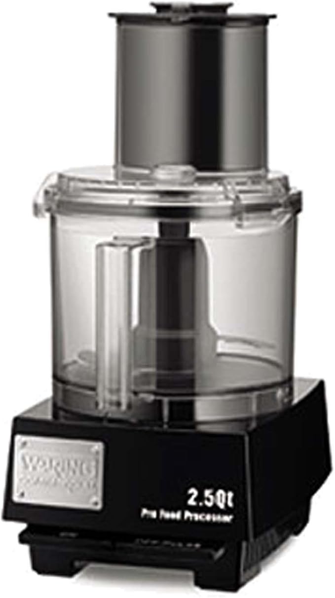 Waring Commercial Food Processor, 2.5 Quart Capacity, 3/4 Horsepower Motor, Vegetable Chopper for Professional Kitchens, WFP11S