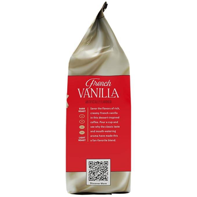 Community Coffee French Vanilla Flavored Ground Coffee, Medium Roast, 12 oz Bag (Pack of 1)