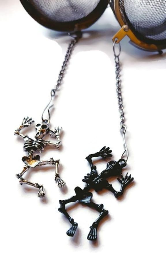 Skeleton Chain Tea Strainer for Brewing Dried herbal Tea Leaves