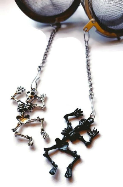 Skeleton Chain Tea Strainer for Brewing Dried herbal Tea Leaves