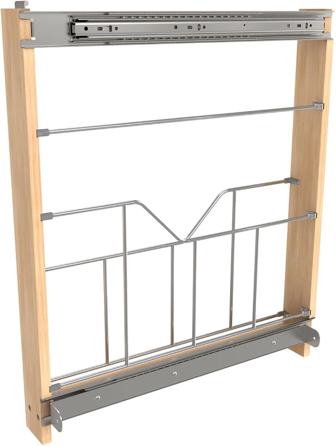 Rev-A-Shelf Wood Base Cabinet Pullout Organizer Accessory for 448 BCSC Series