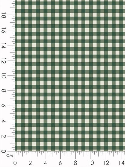 Cotton Patchwork Quilting Fabric Panel – 155×100 cm, 100% Cotton, Made in Türkiye (PRT_KUP 01-001) (Classic Gingham, 5 pcs (23.6x11.8 inc))