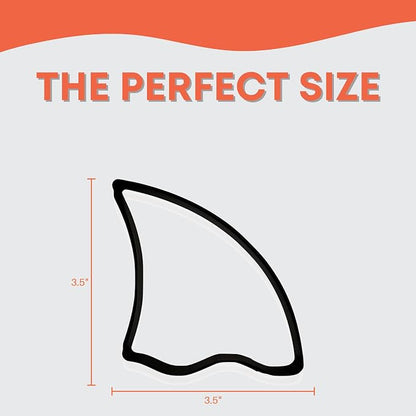 Shark Fin Cookie Cutter with Easy Push Design