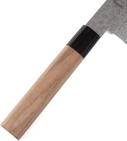 Japanese Chef Knife Damascus ZA18 69 Layer Octagonal Walnut Handle, Gyuto 9.5-inch (240mm)