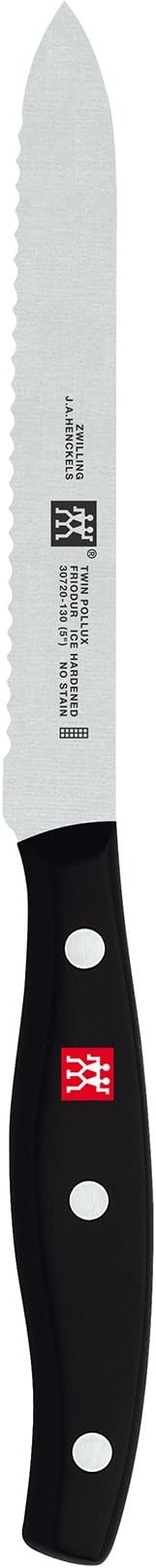 ZWILLING Twin Signature 5-inch Utility Knife, Razor-Sharp, Made in Company-Owned German Factory with Special Formula Steel perfected for almost 300 Years, Dishwasher Safe