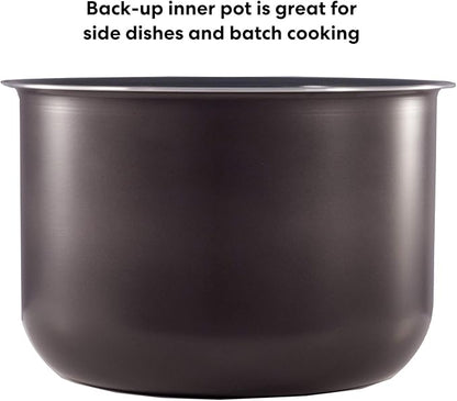 Instant Pot Ceramic Inner Slow Cooking Pot 6-Qt, Non-Stick Coated Interior, Rice Cooker