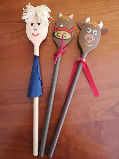 Mr.Woodware 10 Inch Wooden Spoons for Cooking - Set of 24 Long Handle Wooden Spoon for Mixing, Stirring, Tasting - Kitchen Wooden Utensils For Cooking and Crafts, Personalized Engraved Wood Burning