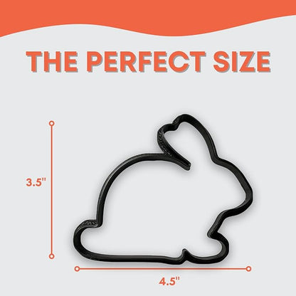 Bunny Rabbit Cookie Cutter with Easy Push Design