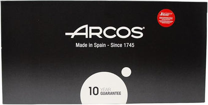 Arcos Cleaver Knife Butcher Knife - Nitrum Stainless Steel 11" Blade - Polypropylene Handle - Silver - Color Identification System - Heavy Duty & Hygienic - Series Universal - Black Color