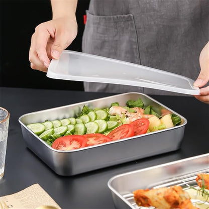 Sheet with Cooling Rack Set, Stainless Baking Sheet Tray Cooling Rack Cover, Kitchen Nonstick Baking Pans Set for Kitchen Storage(31x24x5cm)