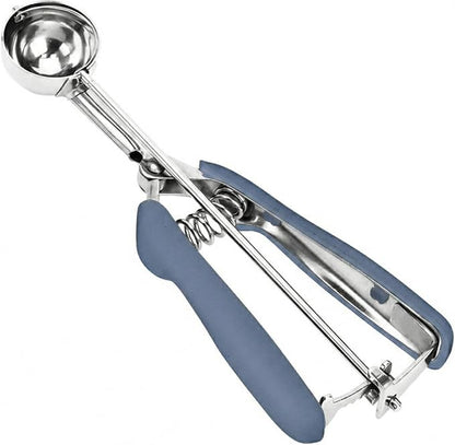18/8 Stainless Steel Cookie Scoop, Cookie Scoops for Baking, 0.8Tbsp/2.5tsp/12.5ml/0.5oz Cookie Dough Scoop, Cookie Scooper for Baking (#70 Midnight Blue)