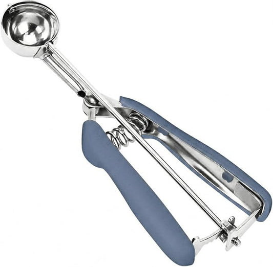 18/8 Stainless Steel Cookie Scoop, Cookie Scoops for Baking, 0.8Tbsp/2.5tsp/12.5ml/0.5oz Cookie Dough Scoop, Cookie Scooper for Baking (#70 Midnight Blue)