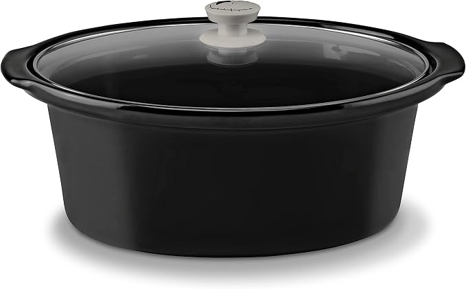 Disney The Nightmare Before Christmas 7-Quart Slow Cooker Sketch Pattern by Select Brands - Food Warmer for Parties - Low, High & Warm Heat Settings - Kitchen Essential for Home-Cooked Meals
