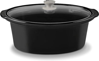Disney The Nightmare Before Christmas 7-Quart Slow Cooker Sketch Pattern by Select Brands - Food Warmer for Parties - Low, High & Warm Heat Settings - Kitchen Essential for Home-Cooked Meals