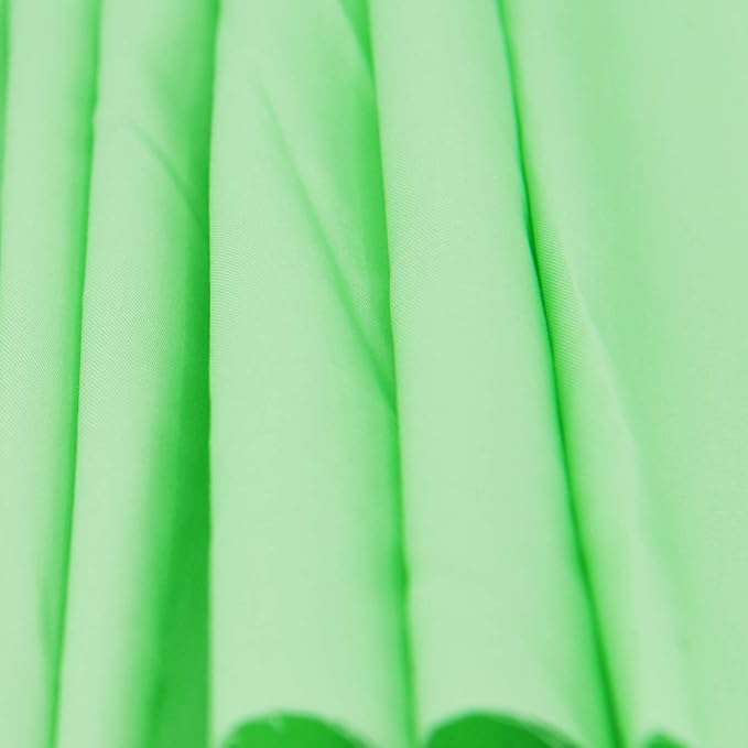 Pre-Cut Quilting Cotton Twill Light Green Candy Color Fabric Craft Cloth DIY for Sewing Crafting 61" by 1 Yard Rose Flavor