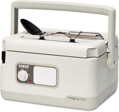 Presto 06030 8-quart Nomad Traveling Slow Cooker, Locking Lid, Dry Erase Board