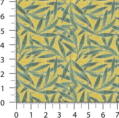 Tropical Patchwork Fabric Panel 100x155 cm – 100% Cotton Satin, 6 Coordinated Botanical & Bird Prints on One Continuous Sheet (Wild Tropics, 6pcs 50x50cm)
