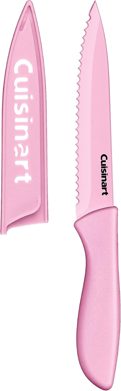Cuisinart 10pc Ceramic Coated Color Knife Set - Pink for BCRF, C55-10PCPK