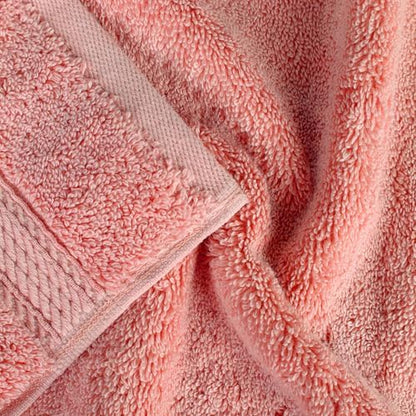 Superior Egyptian Cotton 800 GSM Plush & Absorbent, 9 Piece Set, Tea Rose