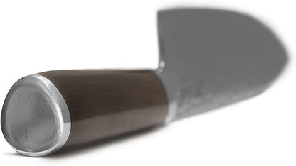 KAN Core Professional Chef Knife 8-inch VG-10 67 layers Damascus Ambidextrous (Non-Hammered Japanese VG-10 Blade, Ebony Handle)