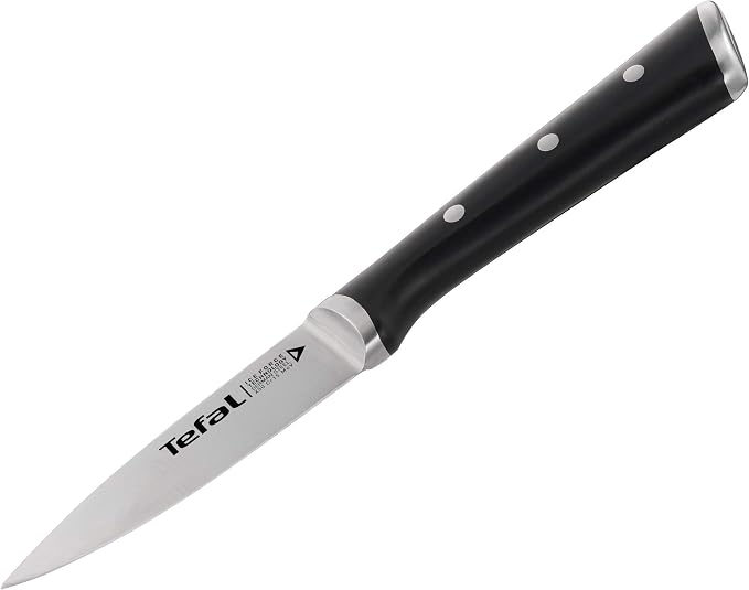 Tefal Ice Force Peeling Knife 9 cm | German Stainless Steel, Ice Force Technology -80 °C, Precise Cutting, Riveted Handle, Corrosion Resistant and Dishwasher Safe