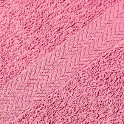 Towel and Linen Mart 100% Cotton 6 Pack Bath Towel Set, Quick Dry, Super Absorbent, Light Weight, Soft, (27 x 54 Pack of 6) (27 x 54 6 Pack, Plum, Pink, Beige, Grey, White, Peach)
