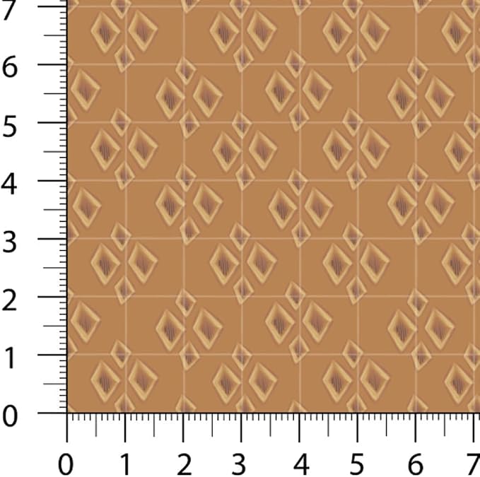 Cotton Patchwork Quilting Fabric Panel – 155×100 cm, 100% Cotton, Made in Türkiye (PRT_KUP 01-001) (Autumn Vintage, 6pcs 50x50cm)