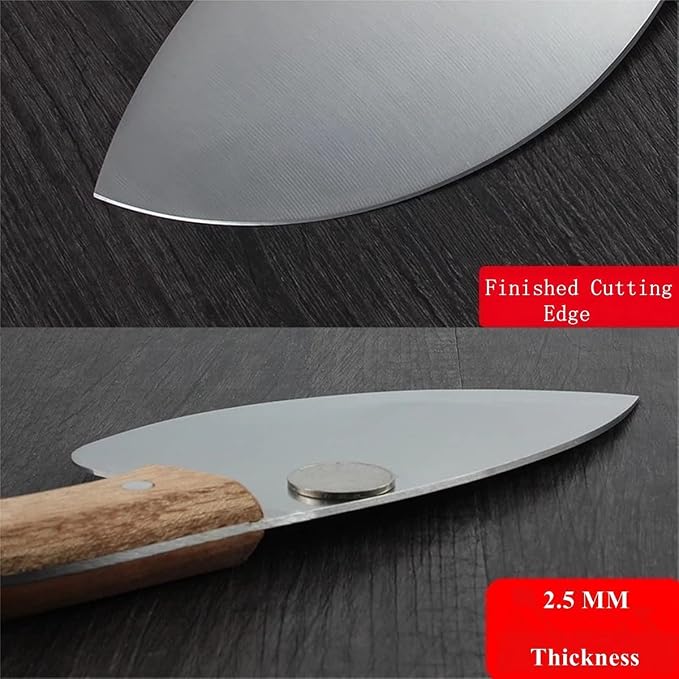TIJERAS Seafood Market Aquatic Fish Knives Professional Tool Kitchen Knife Sharp Slaughter Fish Special Knife Meat Cleaver, Gifts for Men Women