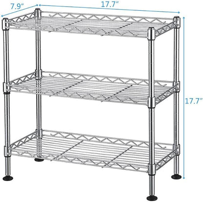 Your Home Storage with the UltraZinc 3-Tier Cabinet Organizer - Adjustable Shelves, for Kitchen Pantry, Bathroom, and Closet