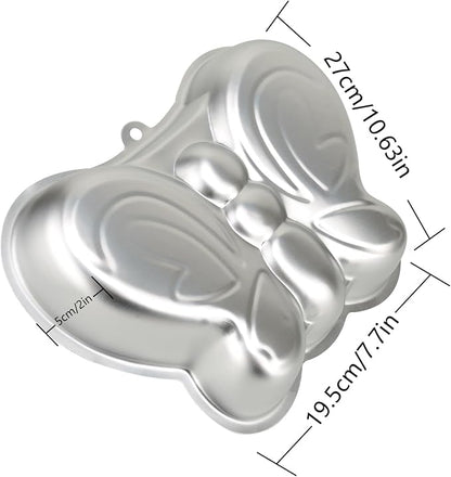10 Inch Butterfly Cake Pan, 3D Nonstick Birthday Cake Pan, Aluminum Alloy Cake Decorating Mold Baking Tools