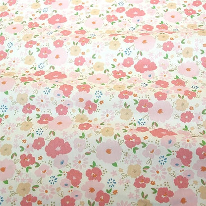 20" x 20" Cotton Fabric DIY Making Supplies Quilting Patchwork Fabric Fat Quarter Bundles DIY for Quilting Cotton Patchwork Cushions (clorful Flowers, 20" x 20")