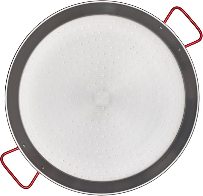 Garcima 18-inch Carbon Steel Paella Pan, 46cm