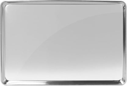 GRIDMANN 15" x 21" Commercial Grade Aluminum Cookie Sheet Baking Tray Pan Three Quarter Sheet - 6 Pans