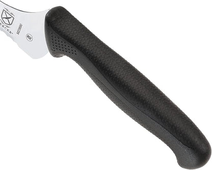 Mercer Culinary M23890 Millennia Black Handle, 9-Inch Offset Wavy Edge, Bread Knife